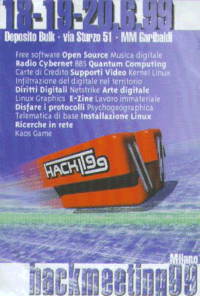 [HackIt'99 Flier]